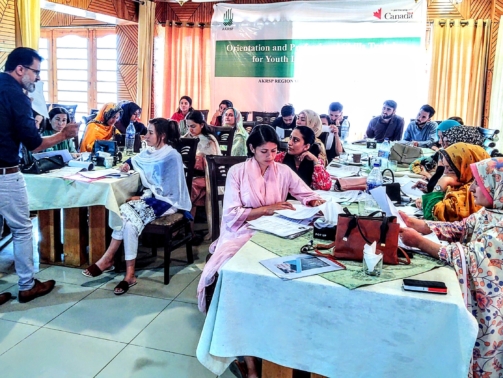 Training AKRSP Beneficiaries from Chitral