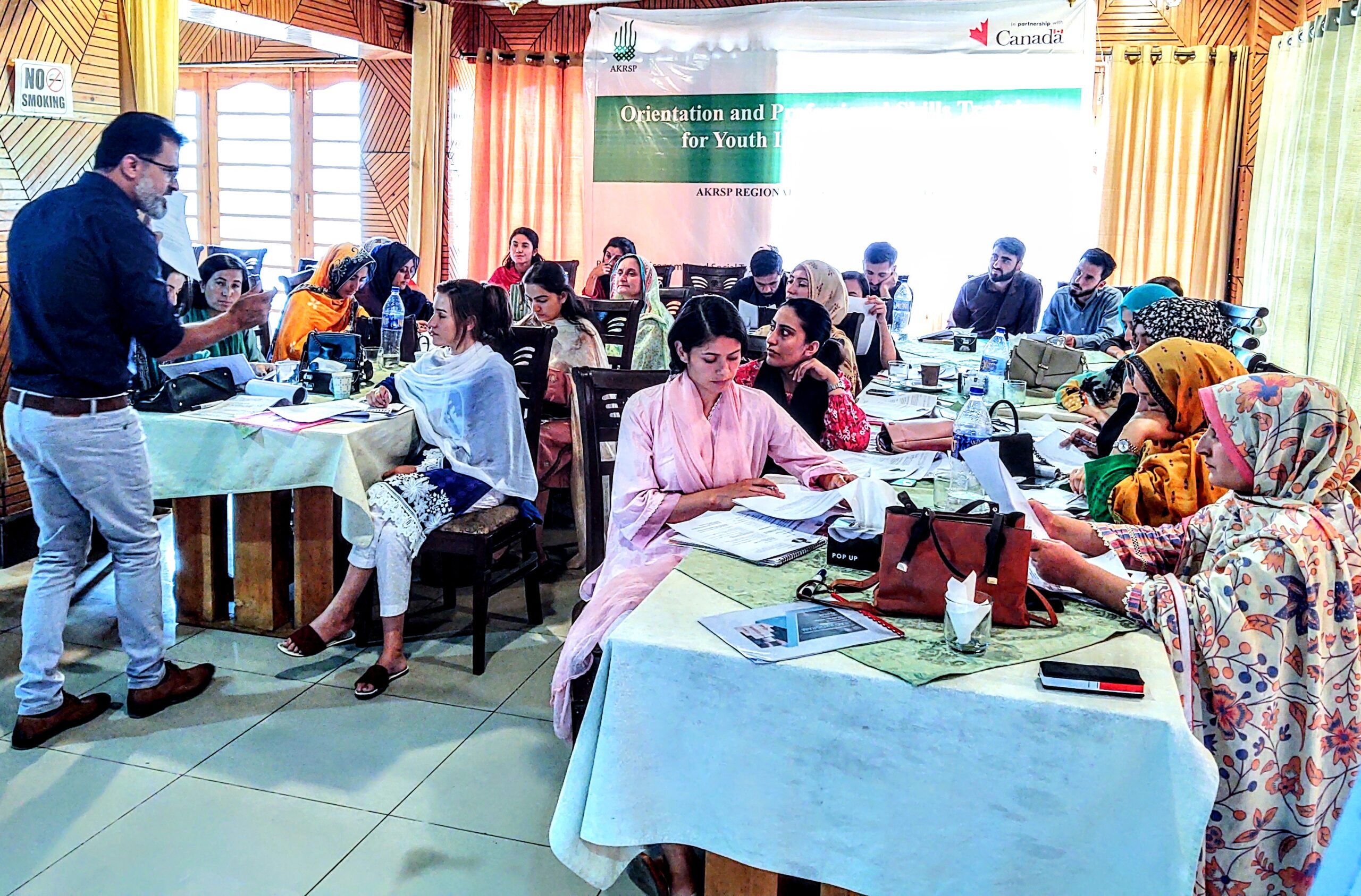 Training AKRSP Beneficiaries from Chitral